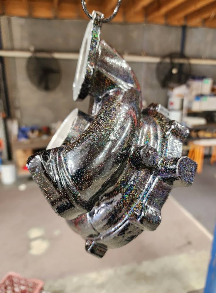 Special powder coating finish